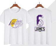 💖詹皇LeBron James詹姆斯短袖棉T恤上衣💖NBA湖人隊Adidas愛迪達運動籃球衣服T-shirt男女40