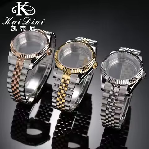 36mm/39mm Sapphire Glass Case For Rolex Datejust Watch Case NH35 NH36 Movement Fashion Waterproof St