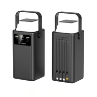 80000mAH Powerbank Fast Charging Powerbank Large Capacity Camping Powerbank LED Light4 Outputs 120W 