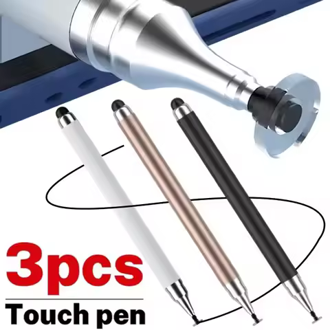1-3PCS Smart Tablet Phone Universal 2 in 1 Capacitive Stylus Pen Drawing Pens for iPhone/Android All