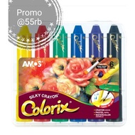 Crayon luxury 3in1, pastel, watercolor and crayon Promo (6 colors)