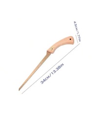 小型手鋸，適用於家庭DIY、園林及果樹修剪、木工，SK5鋼材13.38英寸迷你手鋸