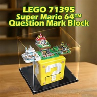 Lego 71395 Super Mario 64 Question Block Display Case Popmart Labubu Zimomo Sneakers Kotak Pameran N