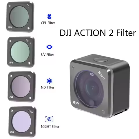 Camera Filter Aluminium Optische Glazen Lens Dji Osmo Action 2 Cpl Uv Nd Sart Ndpl Night Filters Dji