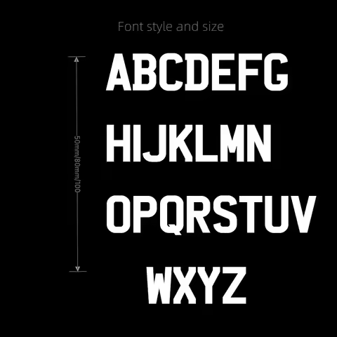 Pop Personalized 26 3D English White Letters Mirror Wall Sticker Matte Acrylic Alphabet House Number