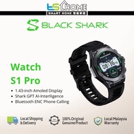 Black Shark Smartwatch S1 Pro 1.43" AMOLED Display, AI-ChatGPT, ENC Bluetooth Phone Calling Smart Wa