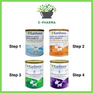 Karihome Susu Tepung Kambing Step 1 (0-6mths) 400g, Step 2 (6-36mths) 400g, Step 3 (1-3 y/o) 900g, S