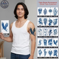 Omah Tato Fruit Ink Tattoo Semi Permanent Temporary Long Lasting 2-4 Weeks Waterproof GZ Series