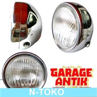 Headlamp Reflektor Lampu depan Assy Yb100 L2 L2g L2s Cb200 Aksesoris Sparepart Motor Classic