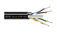 Hotdeal Dintek PowerMAX Exterior 23AWG Cat.6 U/UTP 23AWG Cable With Steel Rod - Dintek Outdoor Cat 6