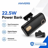 [CCC Certified] Anvers Mini Power Bank 5000mAh with Stand 22.5W PD Fast Charging Portable Charger fo
