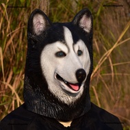 HUSKY mask, dark gray silly dog, fake costume, suitable for halloween, mid-autumn, festivals, events