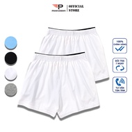 Quần Đùi Nam Thun Cooton Co Giãn Nhẹ Boxer Pigofshion QCT01 (Trắng)