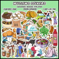 [1 pack] indonesian Muslims Stickers (Muslim Theme Stickers) Suitable for souvenirs scrapbook/s jour