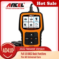 ANCEL AD410 OBD2อัตโนมัติตรวจสอบเครื่องยนต์อ่านลบรหัสข้อผิดพลาดปิดเครื่องยนต์ OBD II รถยนต์เครื่องอ่