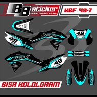 KAWASAKI Motorcycle Striping Sticker KLX BFkawasaki – Racing Design KBF 49 RACING