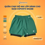 XSPORT 2-layer jogging pants for men, high quality, breathable MS388