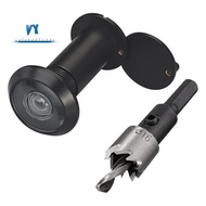 220-Degree Solid Peep Holes for Door with 16mm Drill Bit,0.63in Door Peephole for Door Thick From 1-