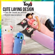 Toyss Bantal Peluk Stitch Long Plushie Pillow Bantal Peluk Kartun Plushie Long Stitch Pillow Patung 