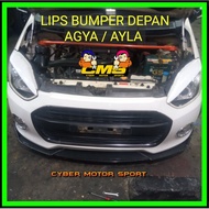 Ayla agya swift brio karimun splash front bumper lip. agya bodykit.