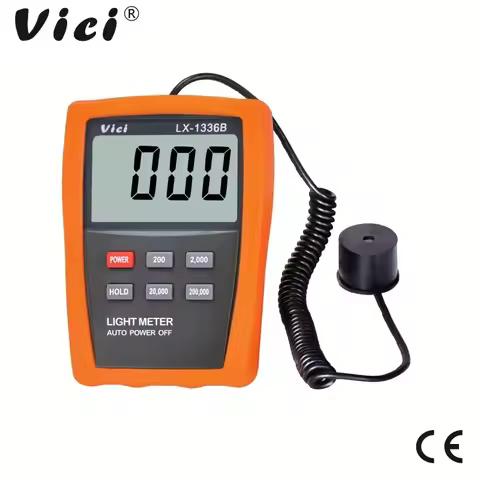 VICI LX1336B LCD Digital Lux Meter 10-200000 cd/m2 Light Meter Linear UV Brightness Detector For Eye