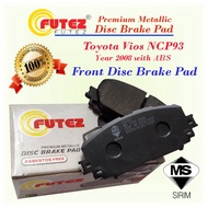 Toyota Vios NCP93 (year 2008) with ABS Front Futez Disc Brake Pad