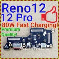 (80W Fast Charge) NEW ORI SIM Charging Port SUB Board IC MIC Ribbon 0PP0 Reno 12 Pro 5G /CPH2625 CPH