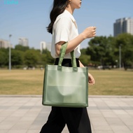 CENPAI Water-Sprinkling Festival PVC Tote, Thick Durable Transparent Handbags,  Packaging Plastic PV