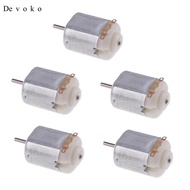 [Devoko] 5pcs Micro 6V 130 Motor DC Small Motor for DIY Model Car Aircraft Boat Parts