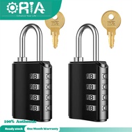 C ORIA 4 Combination Number Padlock 2pcs Durable Code For Tool Box Travel Gym School