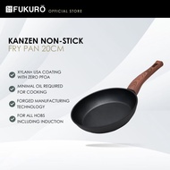 Fukuro Kanzen Non-Stick Fry Pan Aluminium Core With Xylan (20cm/24cm/26cm/28cm)