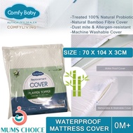 【Mattress Cover】Comfy Baby Waterproof Bamboo Purotex Playpen Topper Cover - 71 x 104 x 3cm