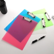 A4 single plastic signing cover Single A4 plastic paper clip cover Single A4 plastic file clip