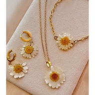 The Elpis Set (Goddess of Hope) - Stainless Steel: Exclusive Real Daisy Jewelry Collection | 100% Re