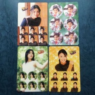YES 貼紙咭 何嘉莉 90年代YES/明星 咭/卡/CARD 共4張., 若要散買每張20元. 