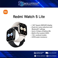 XIAOMI Redmi Watch 5 Lite I 1.96" AMOLED l Up to 18 days battery I Built-in five-system GNSS I Bluet