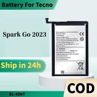 Bateri sesuai untuk Tecno Spark Go 2023 Battery