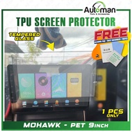 Player Screen Tempered Glass Protector Proton X70 X-70 2020 - 2025 Interior Accessories Android 9" 1