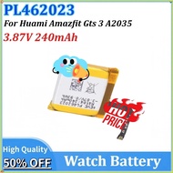 For Huami Amazfit Gts 3 A2035 Bateria Newly Upgraded PL462023 3.87V 240mAh Replacement Li-Ion Smart 