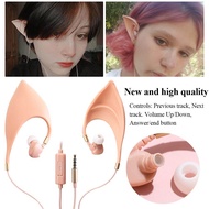 Elf Earbuds Earphones In-Ear Headphones Hands-Free Headset With Mic For Huawei Xiaomi Samsung Elf Ears For kids Holiday Gifts