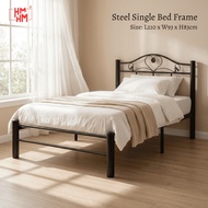 【🔥Clearance】HM Home 210cm Single Bed Frame/Metal Bed/Bedroom Furniture/Bed Base/Katil Single Besi Li