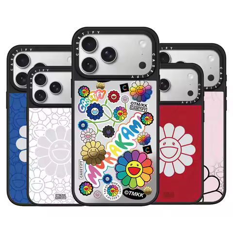 CASETiFY Co-brand Takashi Murakami FLOWERS BLOOM Series Magnetic Case for iPhone17 16 15 14 13 Pro M