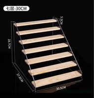 全新 亞克力架 陳列架 玩具展示架 盲盒 扭蛋 未組裝 黏土人 qposket 多買可議