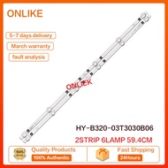 32"LED TV backlight HY-B320-03T3030B06 V2 B320-03 2X6 6B18 light bar