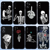casing for Huawei Nova 2i 2 Lite 3 3i 4E 5i 5T 7 10 SE 8i Y61 Cover DM-10 Skeleton Pattern Soft Case