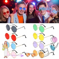 MIHAN Round Sunglasses Retro Hippie Party Circle Glasses