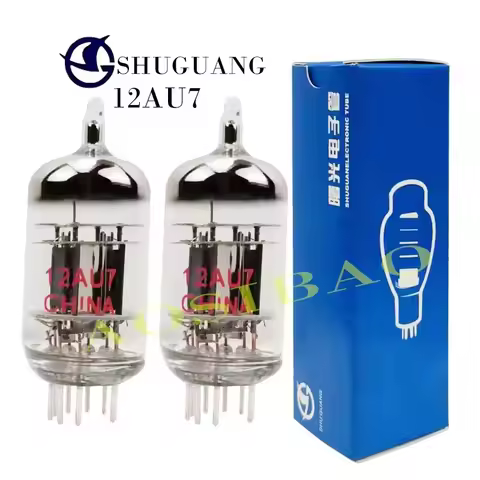 ShuGuang 12AU7 Vacuum Tube Valve Replace ECC82 6N10 12AU7 Electron Tube DIY HIFI Audio Amplifier Kit