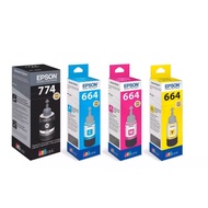 Epson (T774) Black, (T664) Cyan, (T664) Magenta, (T664) Yellow Ink Original