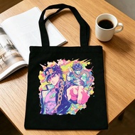 Jojo's Bizarre Adventure tote bag totebag grocery personnalisable y2k reusable woman