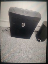 Black Paper Shredder with Bin